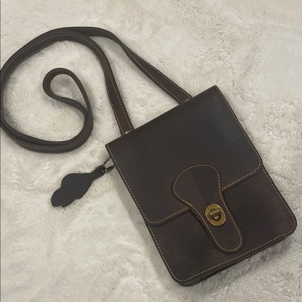 Roots Small Rawhide Leather Crossbody Bag